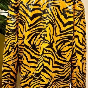 Tiger Print Blazer